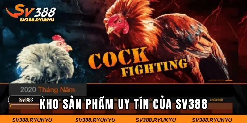 Kho sản phẩm uy tín, chất lượng của SV388