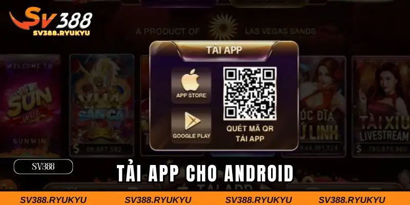 Tải app SV388 dành cho hệ điều hành của IOS